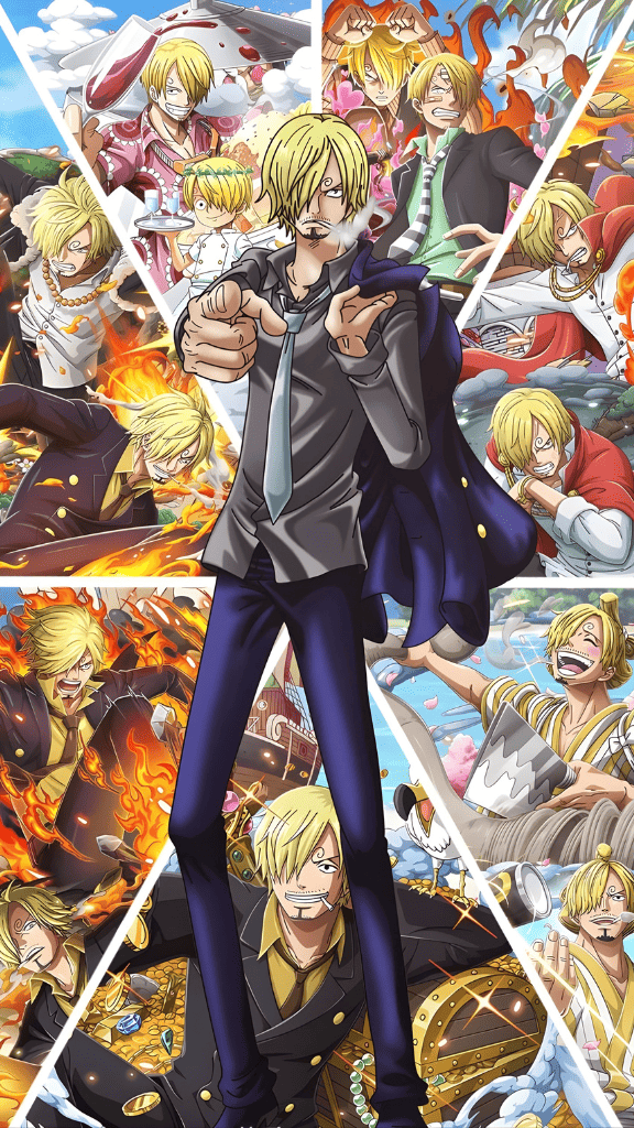 Hình nền Sanji đa biểu cảm