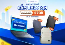 Mua PC, laptop nhận ưu đãi đến 30% khi mua kèm phụ kiện tại Phong Vũ Chương trình mua laptop mới sắm balo xịn tại Phong Vũ