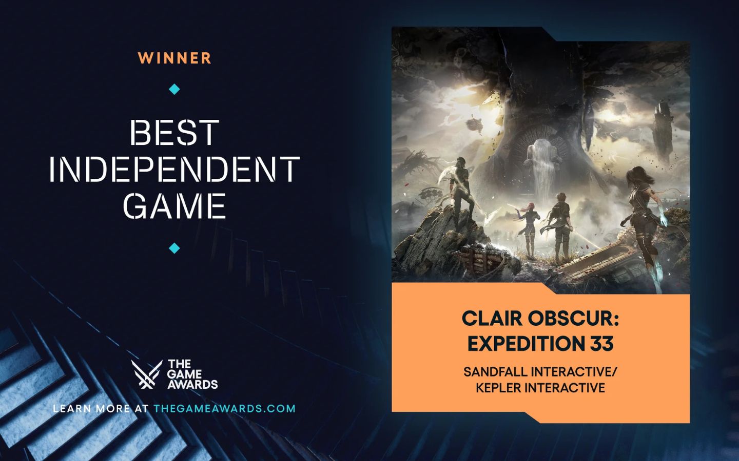 Giải tựa game độc lập hay nhất thuộc về Clair Obscur: Expedition 33