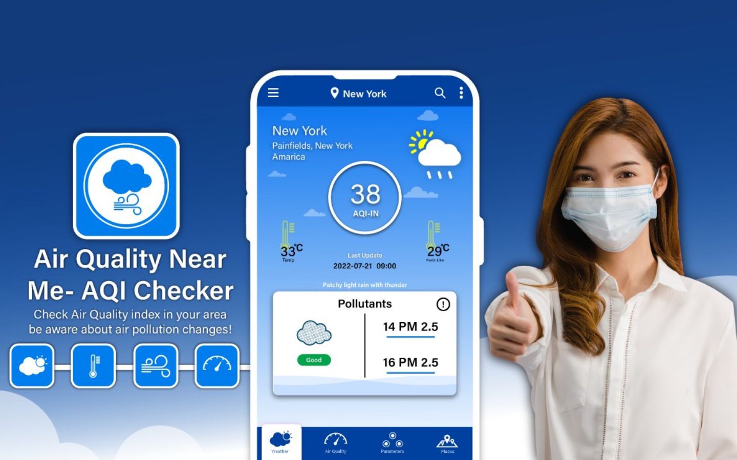 Top 7 app đo chất lượng không khí ô nhiễm chính xác nhất 4 Air Quality Index Near Me sử dụng vị trí GPS