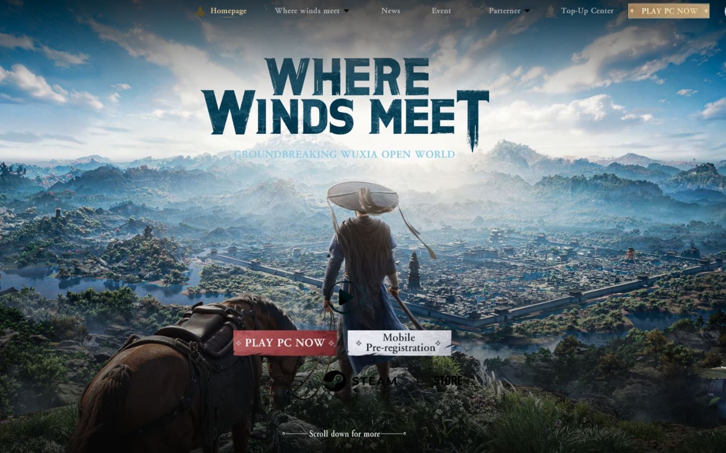 Where Winds Meet khắc họa khát vọng phiêu bạt giang hồ của nhân vật chính trong bối cảnh lịch sử đầy biến động