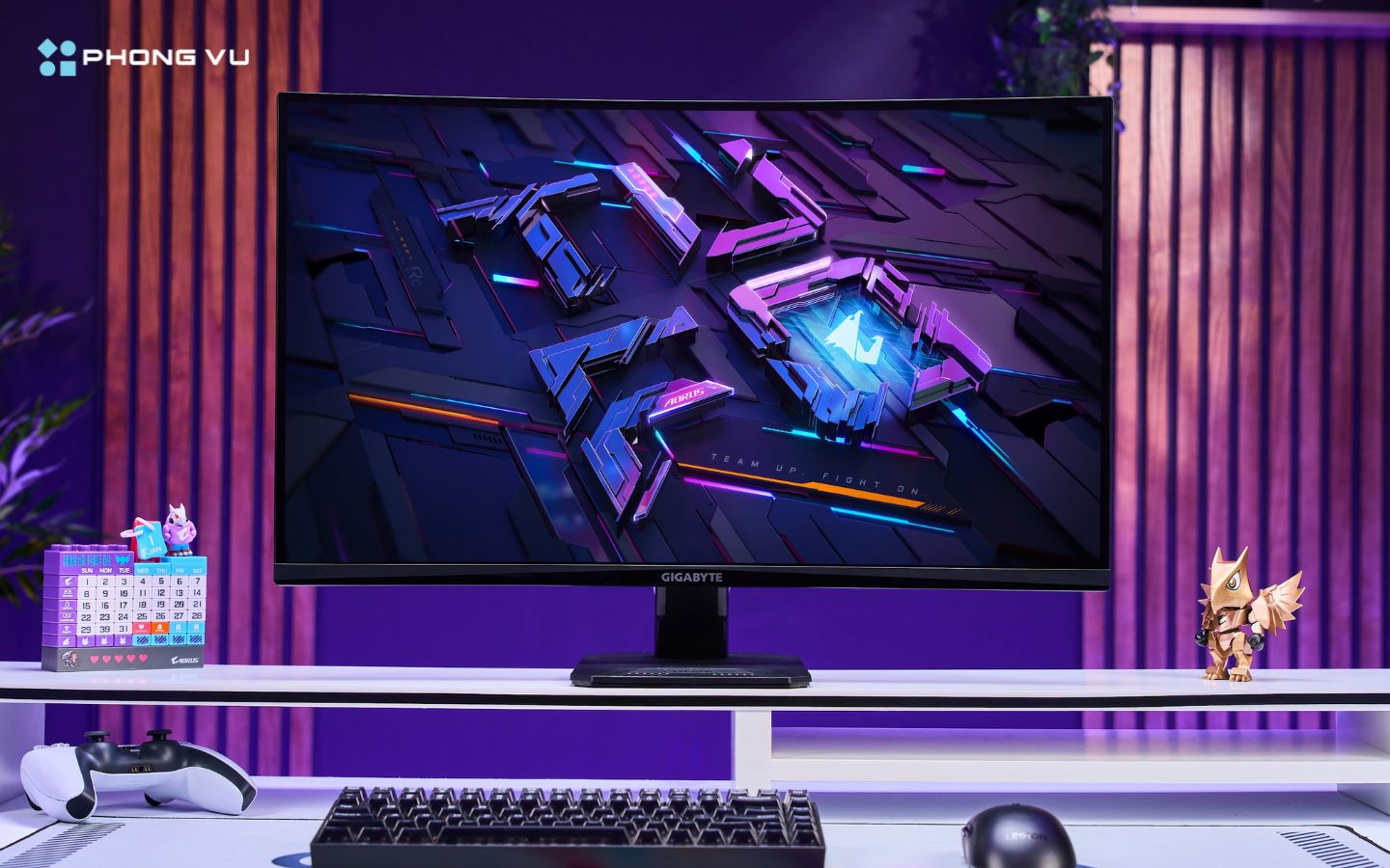 MÀN HÌNH GIGABYTE GS27FC2 tấm nền VA với độ cong 1500R