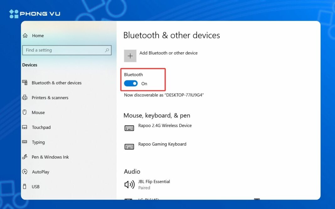 Cách Bật Bluetooth Trên PC Windows Nhanh Chóng, Hiệu Quả