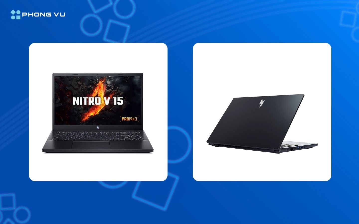 Combo laptop Acer Nitro V ProPanel: Giảm đến 500.000 đồng khi mua kèm phụ kiện 1 Combo laptop Acer Nitro V ProPanel tặng quà