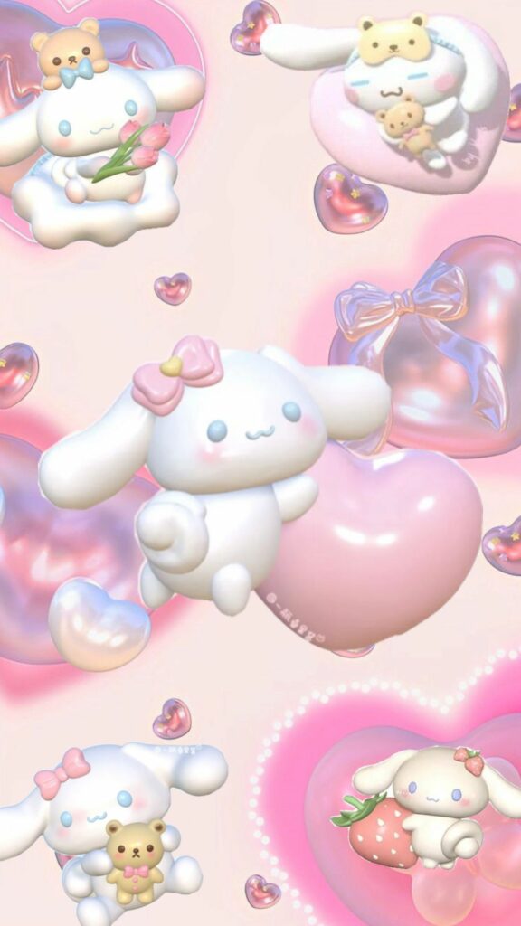 Cinnamoroll bong bóng hồng, ngọt ngào đáng yêu vô đối luôn