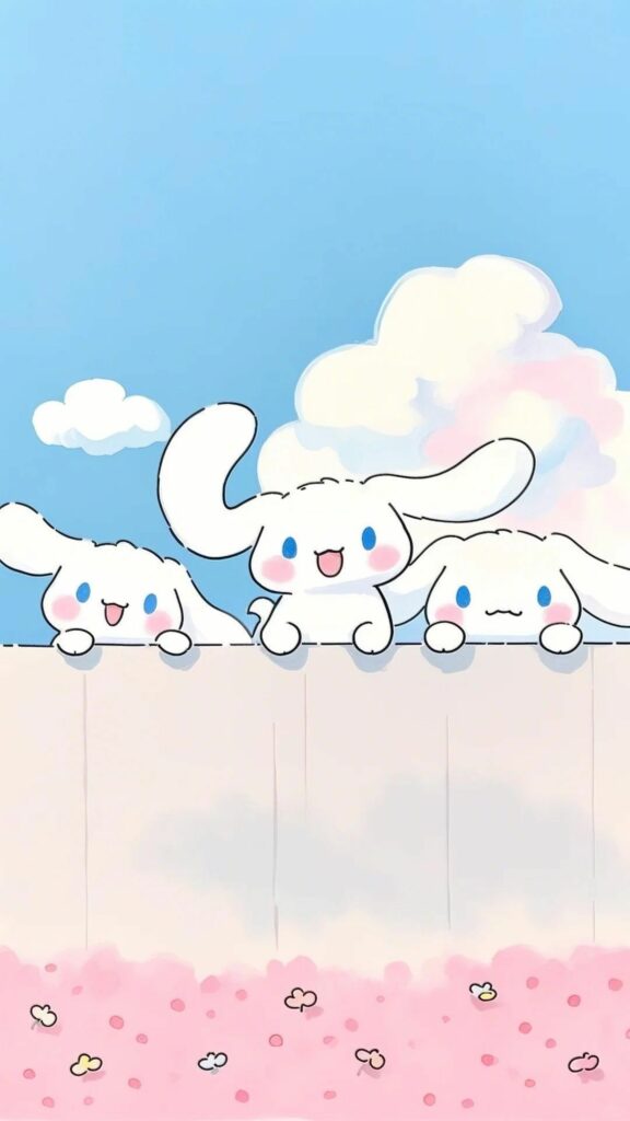 Cả nhóm Cinnamoroll cute ló đầu, vui nhộn như chơi trốn tìm