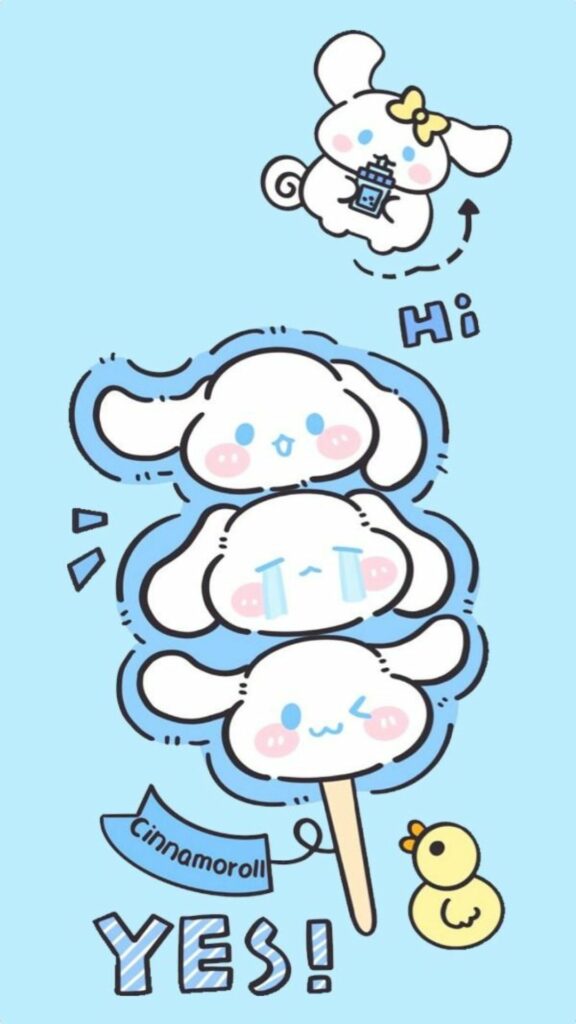 Cinnamoroll xếp chồng đáng yêu, nói YES tự tin siêu dễ thương