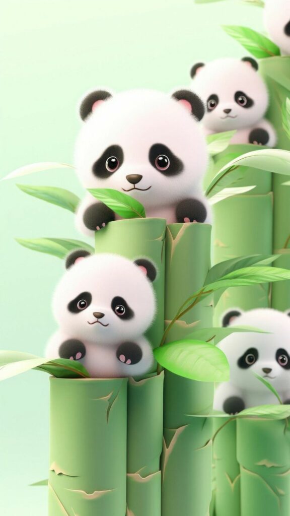 Panda ăn tre nhìn hiền lành