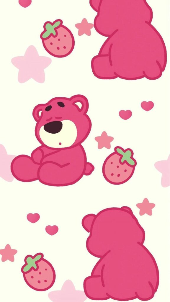 Lotso mini lặp họa tiết dâu xinh