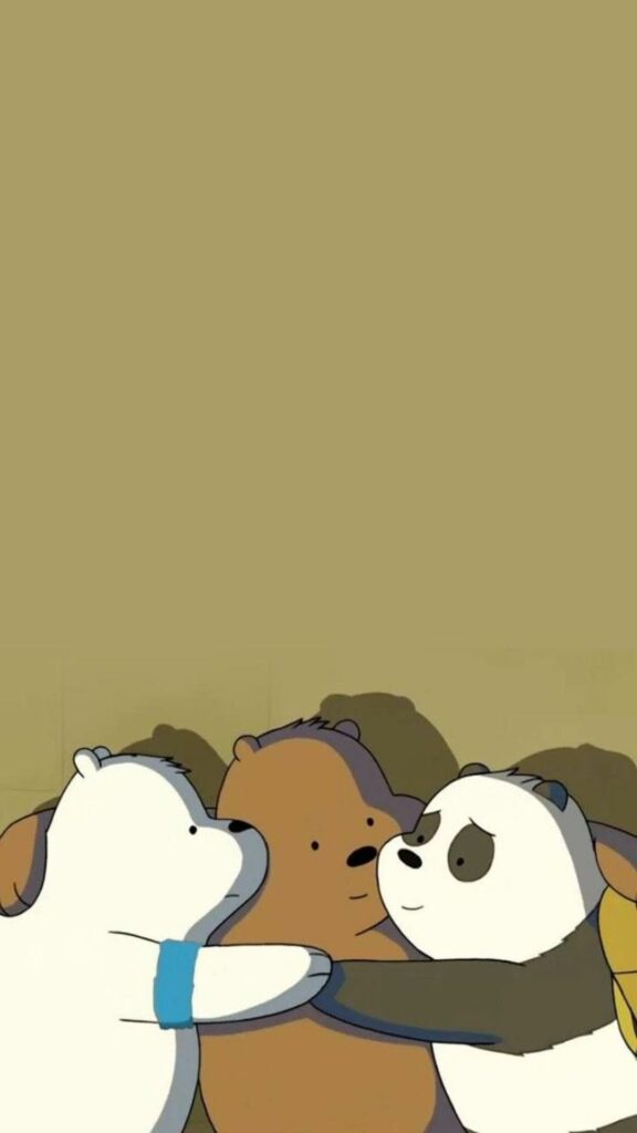 Ba chú gấu ôm nhau thật ấm