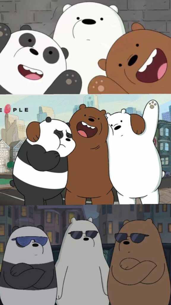 We Bare Bears nhiều biểu cảm vui