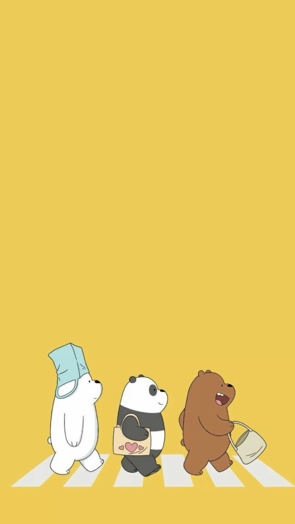 We Bare Bears băng qua đường cực chill