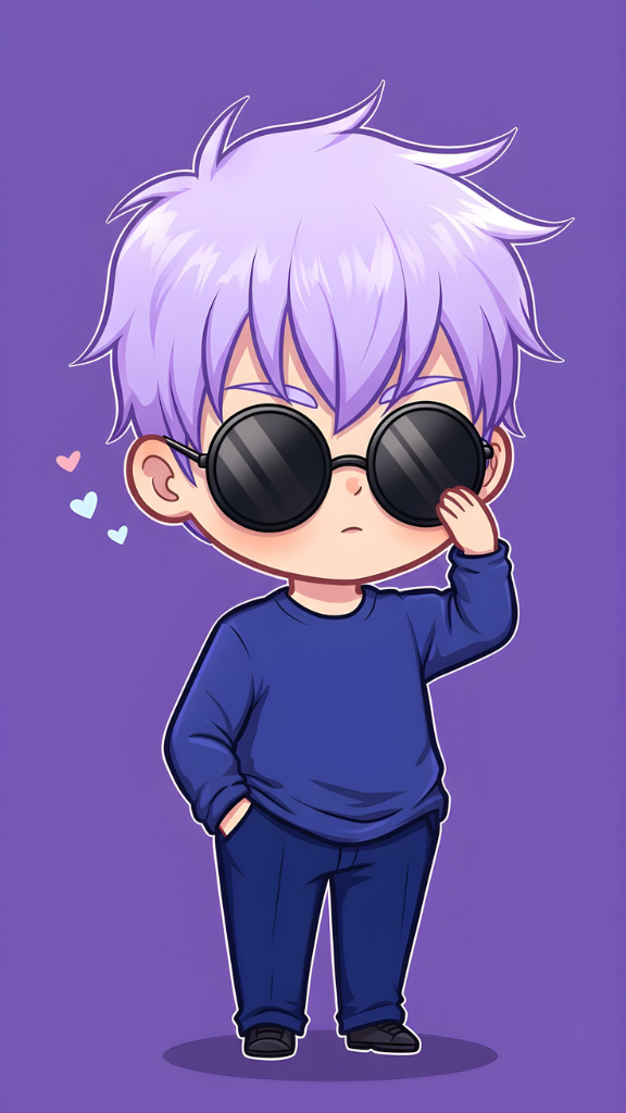 Hình nền chibi Gojo siêu cool