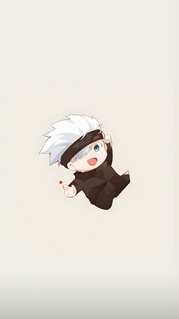 Hình nền Gojo chibi nháy mắt