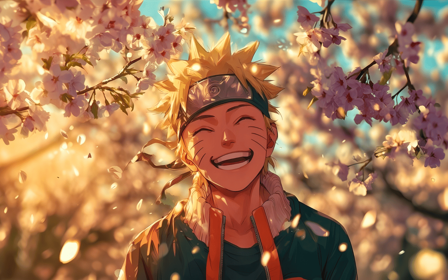 Hình nền Naruto Uzumaki cười rạng rỡ 