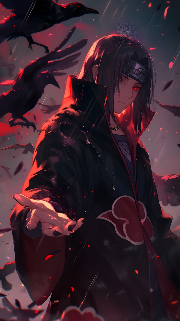 Hình nền nhân vật Itachi Uchiha quyền lực