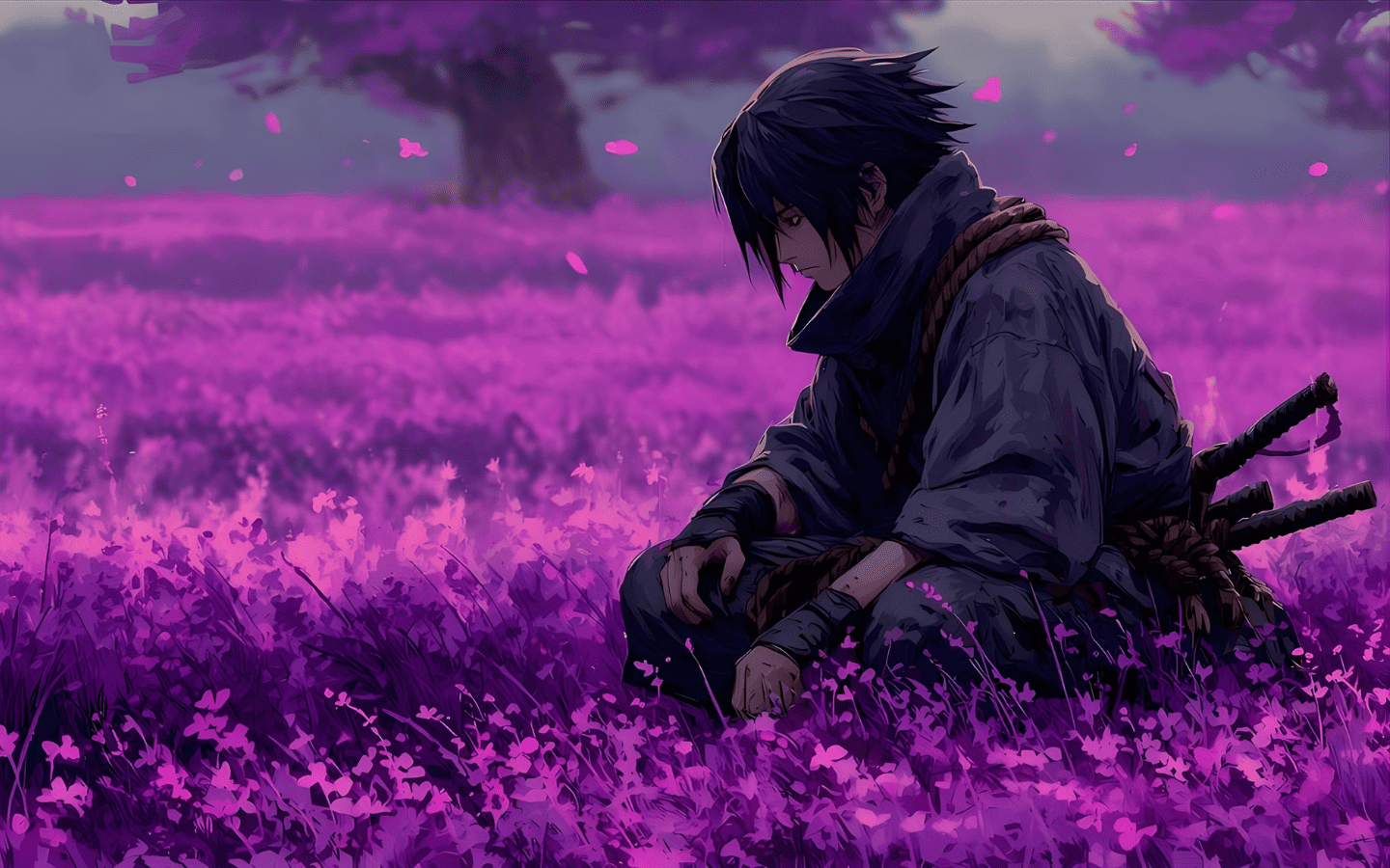 Hình nền Sasuke thơ mộng 