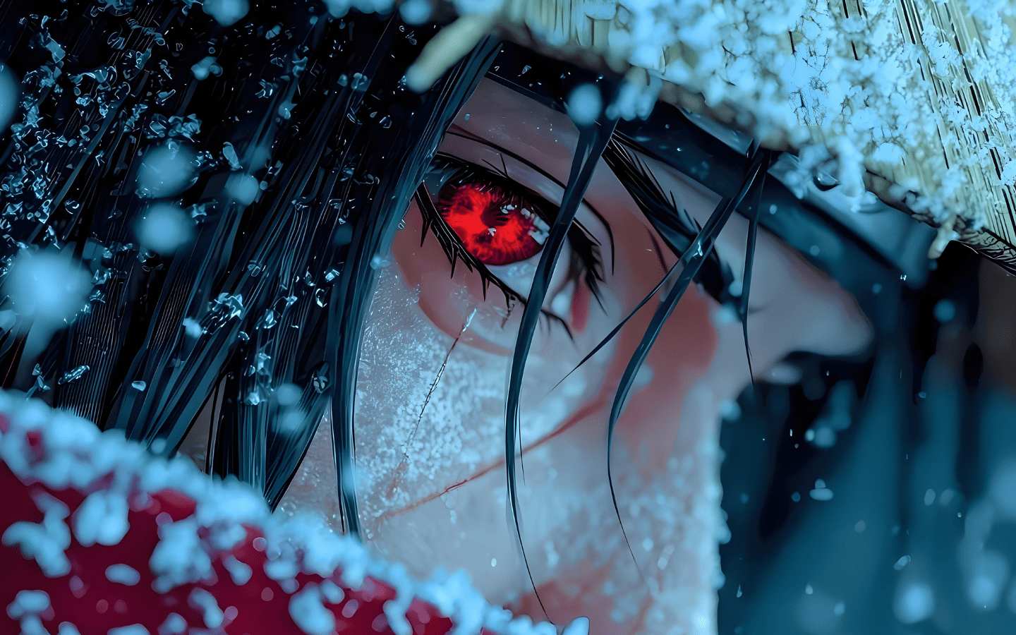 Hình nền đôi mắt bí ẩn của Sasuke