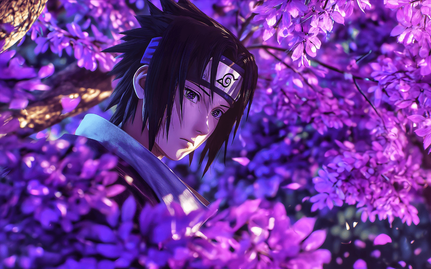 Hình nền Sasuke mộng mơ 