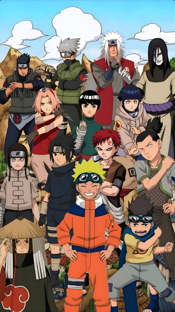 Hình nền đông đủ nhân vật Naruto