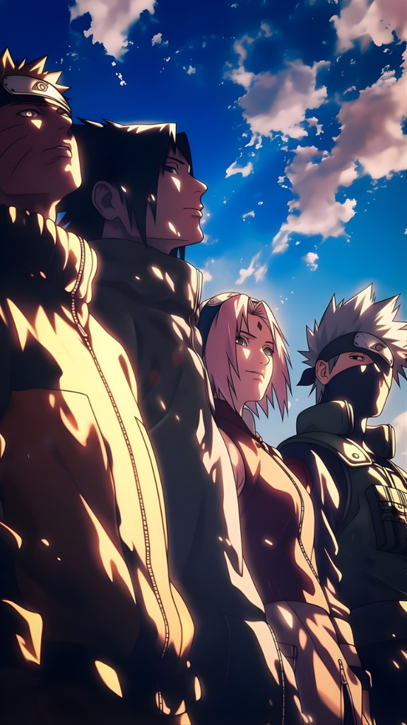 Hình nền Naruto phong cách dark 