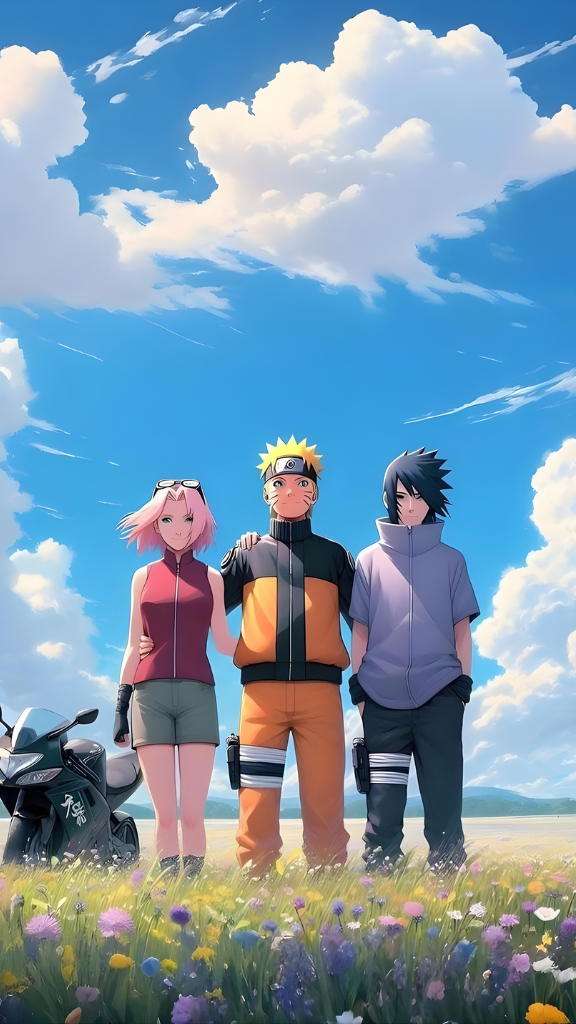 Hình nền bộ 3 thiên tài trong Naruto