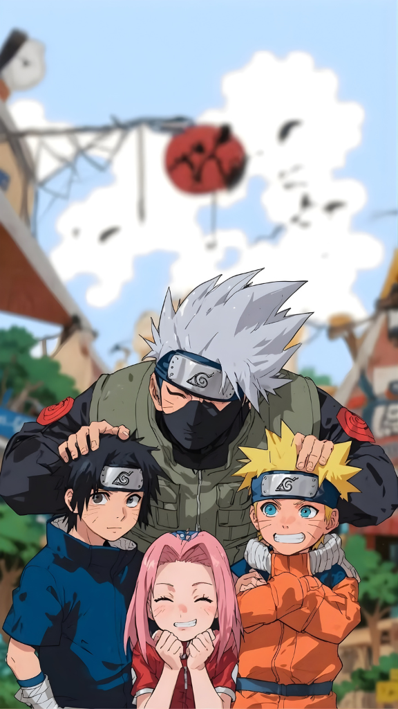 Hình nền Team 7 trong Naruto 