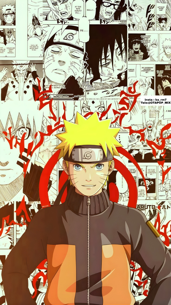 Hình nền nhân vật Narukto Uzumaki lạnh lùng