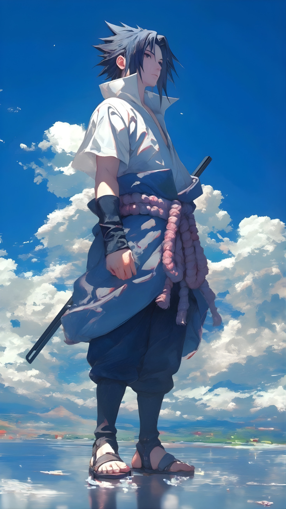 Hình nền nhân vật Sasuke Uchita kiêu ngạo 