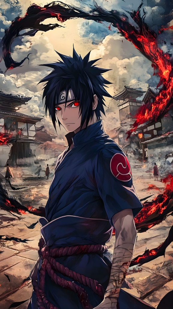 Hình nền nhân vật Sasuke Uchita độ phân giải 