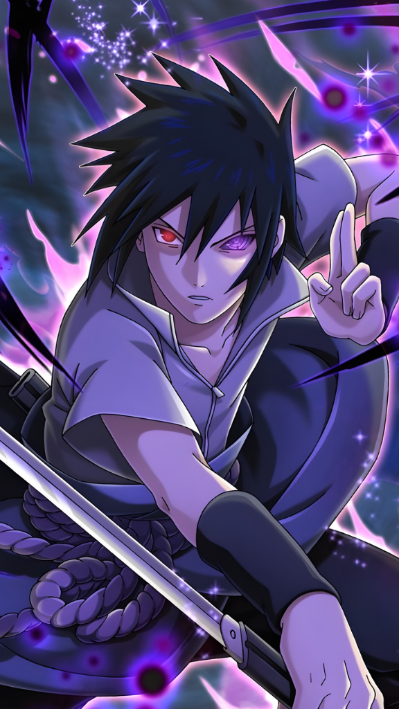 Hình nền nhân vật Sasuke Uchita siêu nét