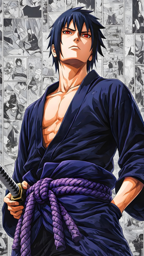 Hình nền nhân vật Sasuke Uchita chất lượng cao 