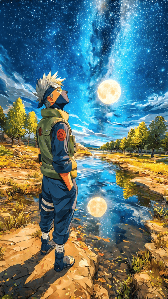 Hình nền nhân vật Kakashi Hatake 4K
