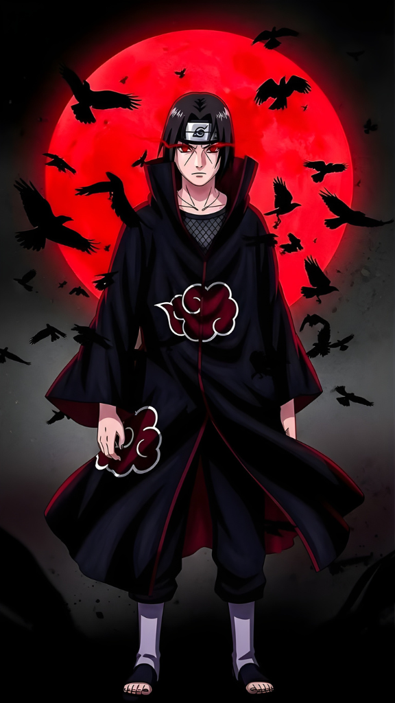 Hình nền nhân vật Itachi Uchiha mạnh mẽ