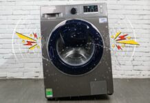 Tại sao máy giặt rung lắc mạnh khi vắt? Nguyên nhân và cách khắc phục Máy giặt bị rung lắc mạnh khi vắt