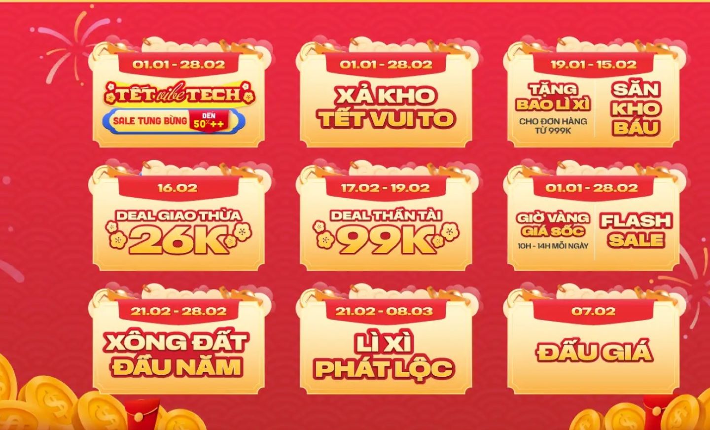 Tặng Bao Lì Xì Phong Vũ – Tết 2026 rộn ràng cùng quà đầu năm