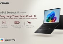 ASUS ra mắt Zenbook 14 tại Việt Nam: Thế hệ Zenbook mỏng nhẹ mới với pin lâu