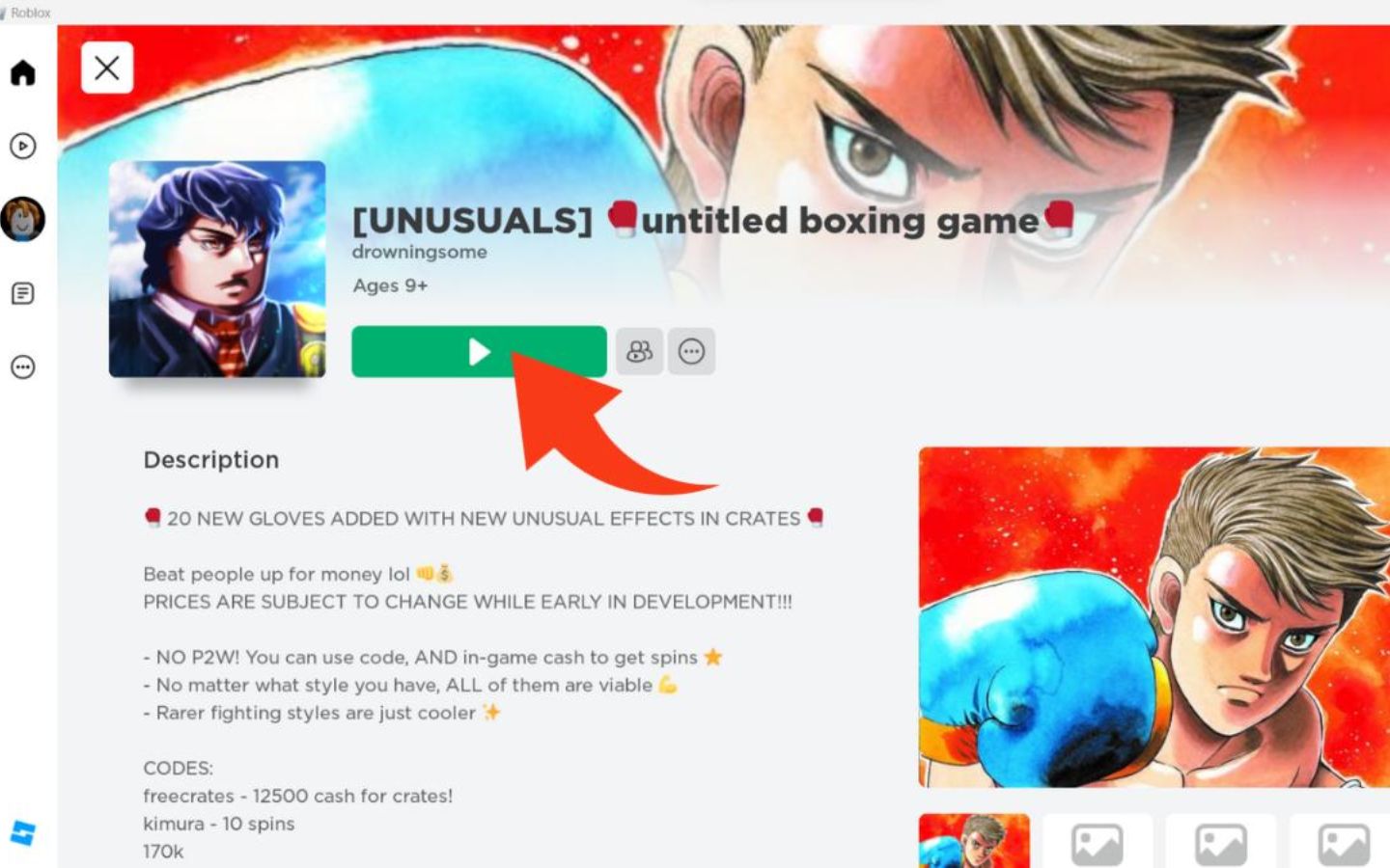 Cách nhập Code untitled boxing game dễ dàng, nhanh chóng