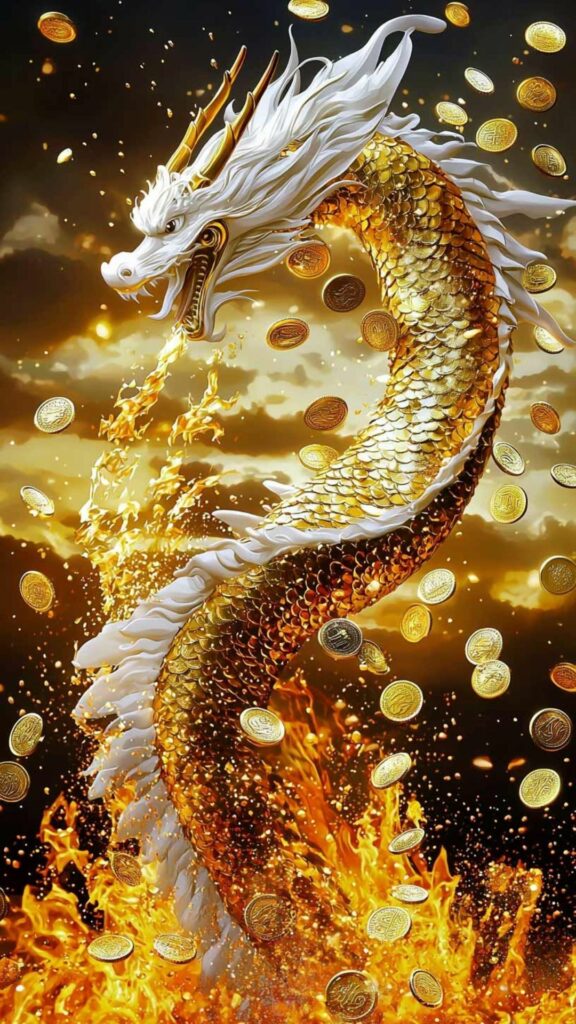 Rồng vàng trỗi dậy mang vận thịnh vượng
