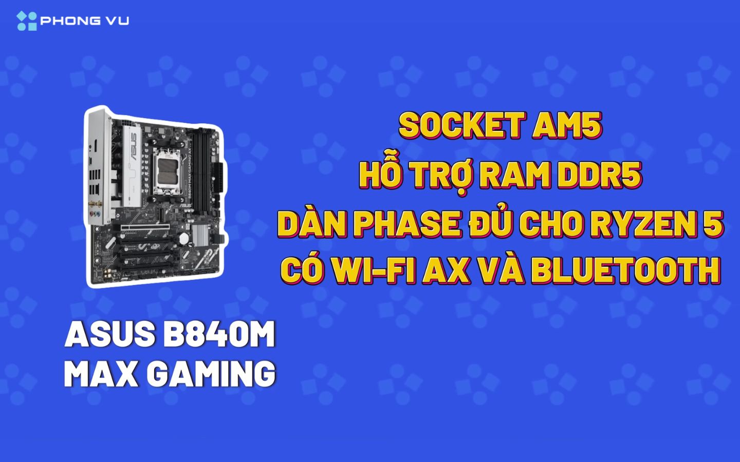 Mainboard Asus B840M MAX GAMING AX-CSM DDR5