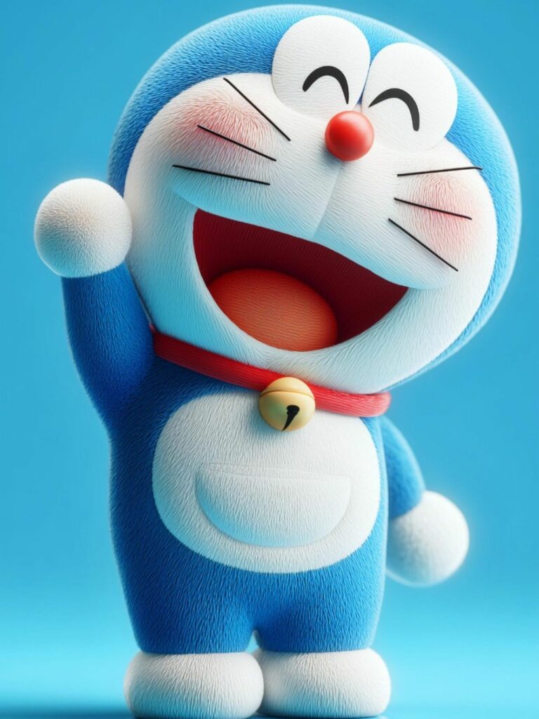 Doraemon cười tươi lan tỏa niềm vui
