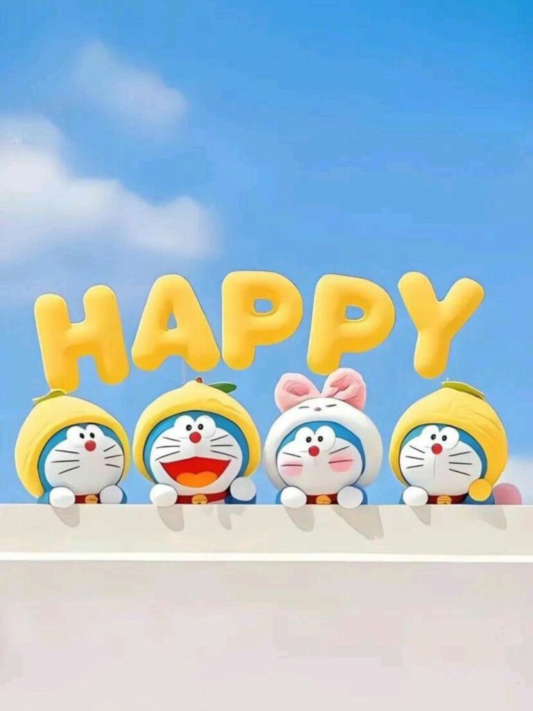 Doraemon chúc mừng ngày mới thật vui