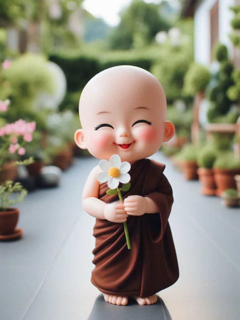 Nụ cười hiền hòa giữa khu vườn xanh mát
