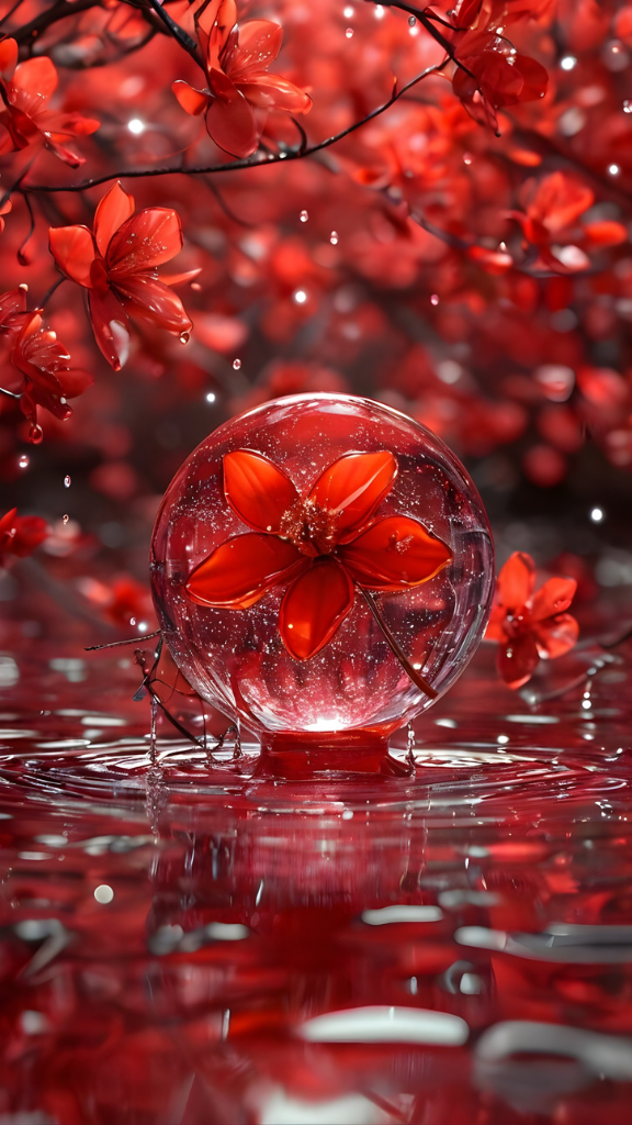 Hình nền hoa dưới nước