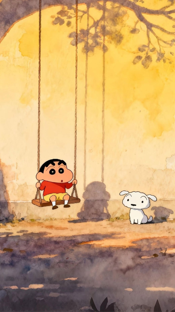 Hình nền Shin cute cho điện thoại