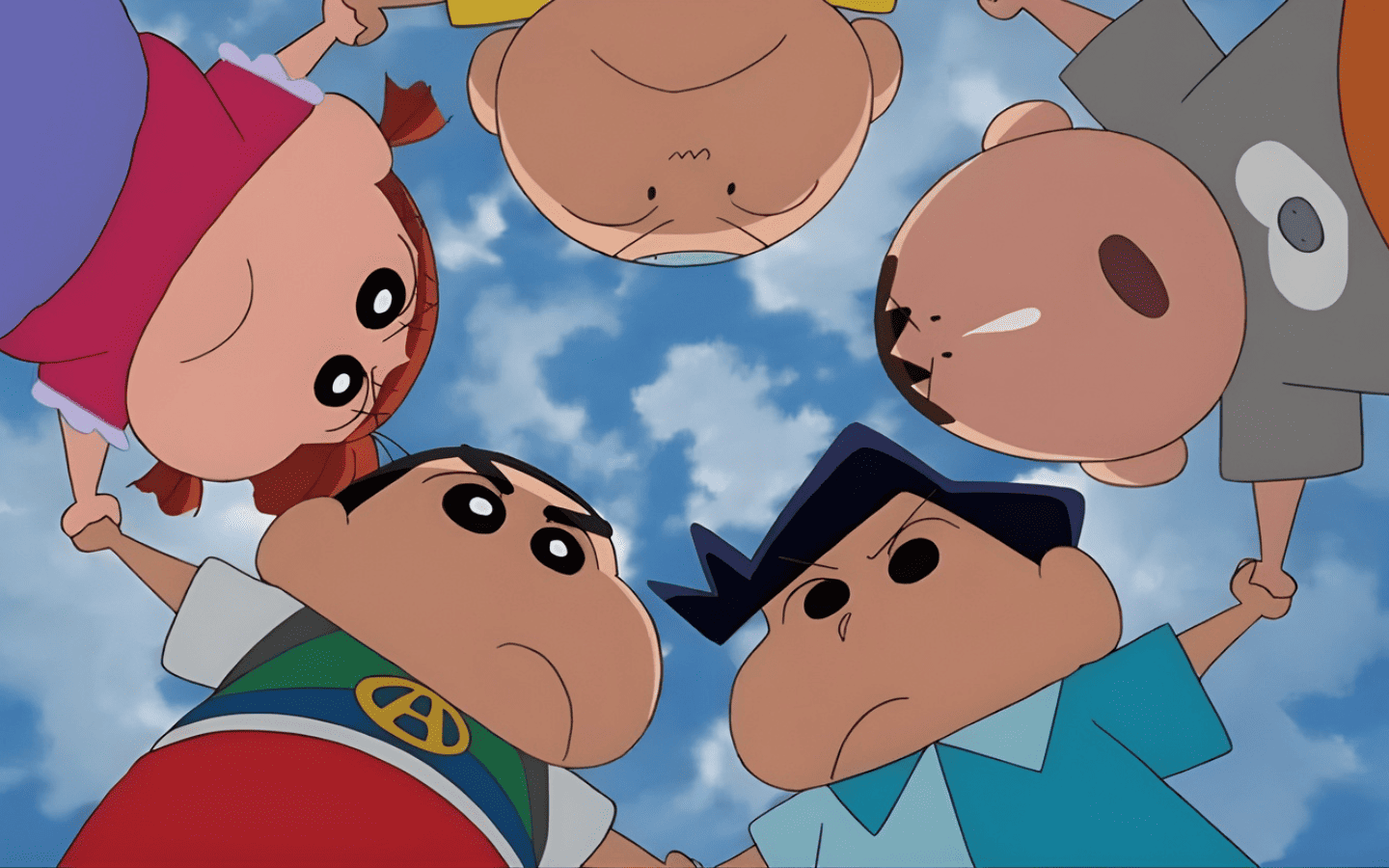 Hình nền Shin-chan và hội bạn thân trường mẫu giáo