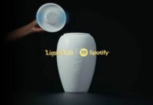 Spotify và Liquid Death hợp tác ra mắt Loa Bluetooth hình hũ tro cốt độc lạ Chiếc bình đựng tro cốt tích hợp phát nhạc trực tuyến đầu tiên trên thế giới từ Liquid Death x Spotify