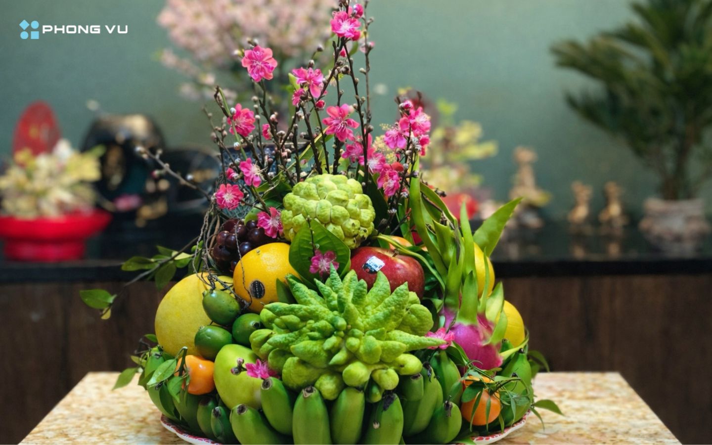 Mâm ngũ quả ngày Tết gồm những gì? Ý nghĩa và cách bày đẹp 12 Mâm ngũ quả đẹp – giữ trọn nét truyền thống