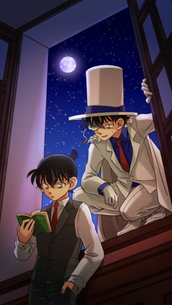 Kudo Shinichi và Kaito Kid trong khoảnh khắc đối đầu
