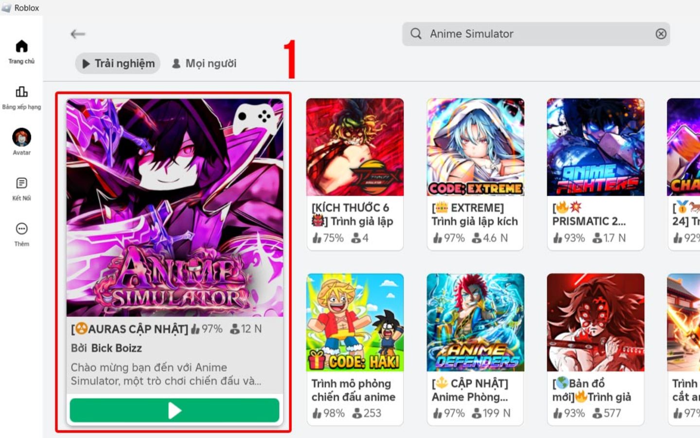 Tổng hợp code Anime Tactical Simulator T5/2026 cập nhật mới nhất. Hướng dẫn nhập 2 Mở ứng dụng Roblox trên thiết bị và truy cập vào game Anime Tactical Simulator
